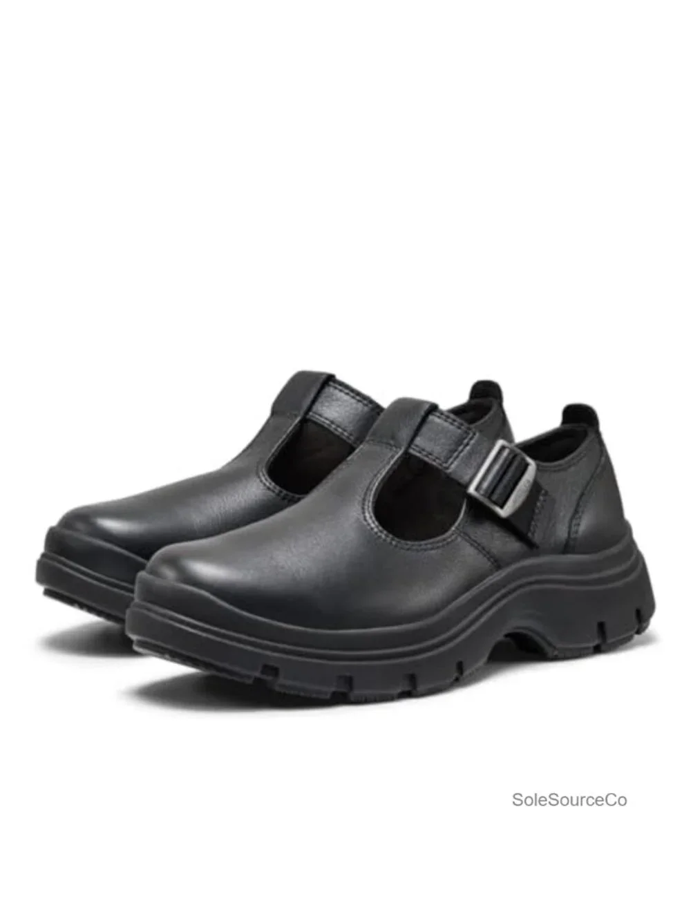 Comfortable Leather Adjustable Mary Jane Shoes for Walking